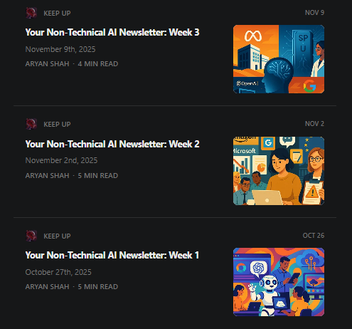 Publishing a Weekly AI Newsletter